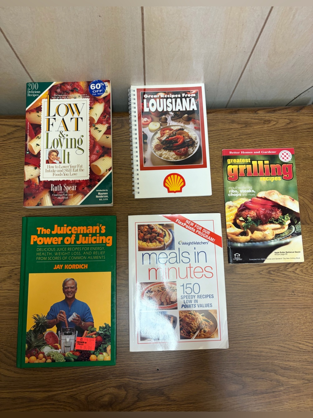 Bundle of 5 Cookbook & Healthy Eating Recipe Books
